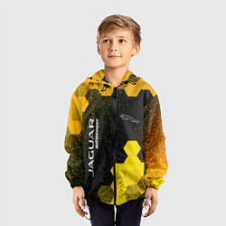 Ветровка с капюшоном детская JAGUAR Autosport Графика, цвет: 3D-черный — фото 2