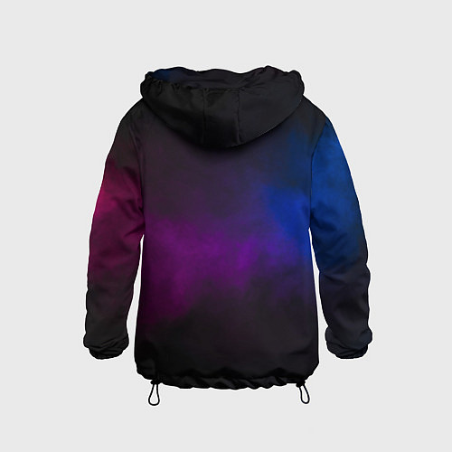 Детская ветровка Toyota - неоновый дым / 3D-Черный – фото 2