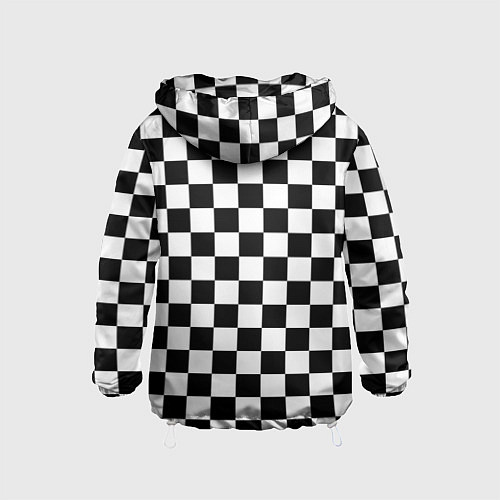 Детская ветровка Chess Squares Cubes / 3D-Белый – фото 2