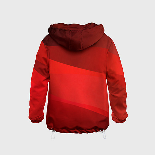 Детская ветровка Honda - Red / 3D-Белый – фото 2