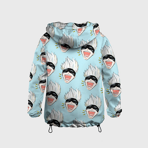 Детская ветровка Узор с Сатору / 3D-Черный – фото 2