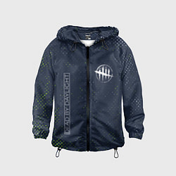 Ветровка с капюшоном детская DEAD BY DAYLIGHT Потертости, цвет: 3D-черный