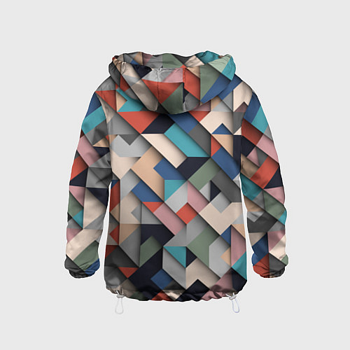 Детская ветровка Herringbone 3D Вышивка Ёлочка / 3D-Белый – фото 2