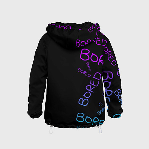 Детская ветровка Neon Bored Half pattern / 3D-Белый – фото 2