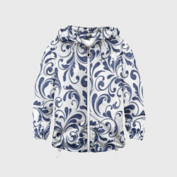 Детская ветровка Гжелевый рисунок