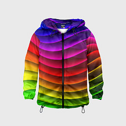 Детская ветровка Color line neon pattern Abstraction Summer 2023