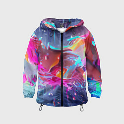 Детская ветровка Neon splashes