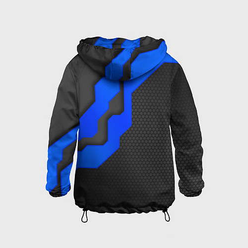 Детская ветровка SUBARU - СУБАРУ ТЕХНОЛОГИЧЕСКАЯ БРОНЯ / 3D-Черный – фото 2