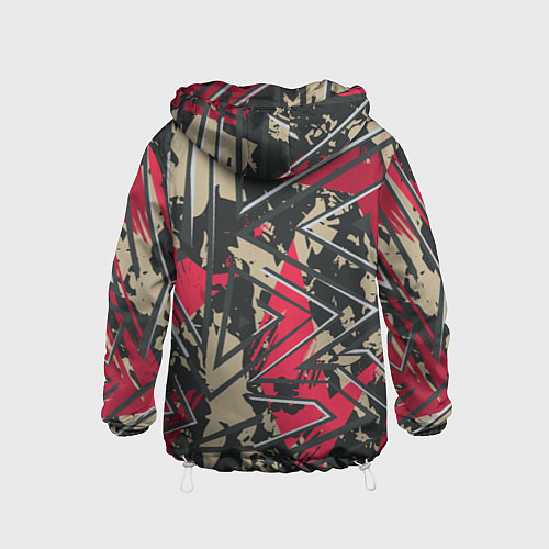 Детская ветровка Камуфляжный паттерн / 3D-Белый – фото 2