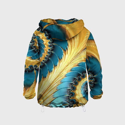 Детская ветровка Двойная авангардная спираль Double avant-garde spi / 3D-Белый – фото 2