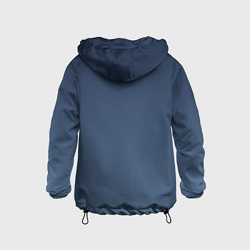 Детская ветровка Gradient Dark Blue / 3D-Черный – фото 2
