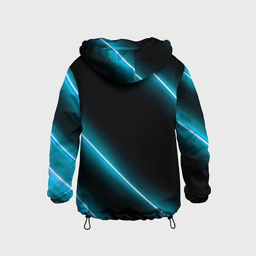 Детская ветровка Geely Неоновые Лампы / 3D-Черный – фото 2