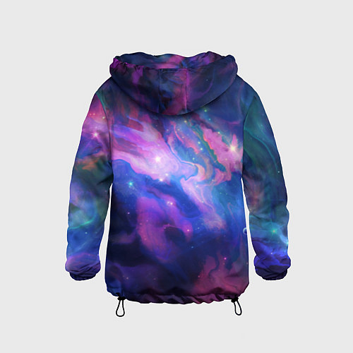 Детская ветровка Космическое туманное сияние / 3D-Черный – фото 2