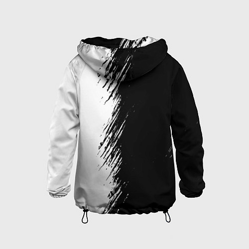 Детская ветровка Бармен из России и герб РФ: по-вертикали / 3D-Черный – фото 2