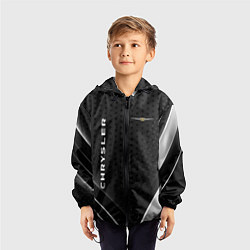 Ветровка с капюшоном детская Chrysler Карбон, цвет: 3D-черный — фото 2