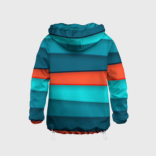 Детская ветровка Геометрические непараллельные пластины / 3D-Белый – фото 2