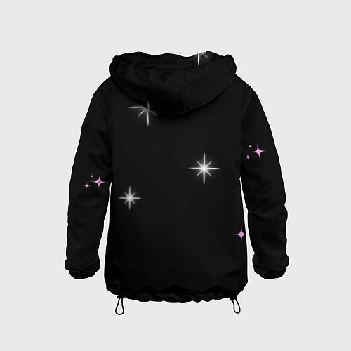 Детская ветровка Надпись / 3D-Черный – фото 2