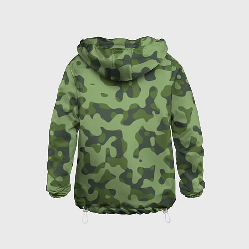 Детская ветровка Камуфляж ВСР-93 Флора - Арбуз / 3D-Белый – фото 2