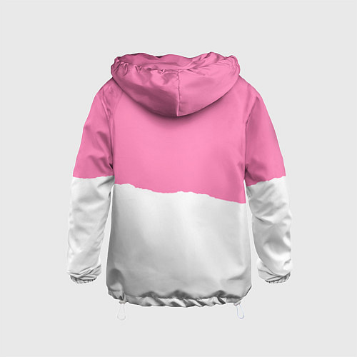 Детская ветровка Stray Kids pink and white / 3D-Белый – фото 2