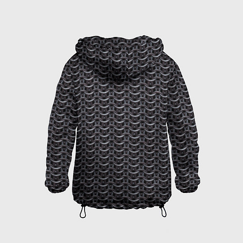 Детская ветровка Кольчуга карбон проволока / 3D-Черный – фото 2