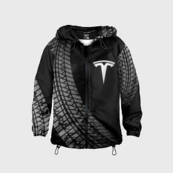 Детская ветровка Tesla tire tracks