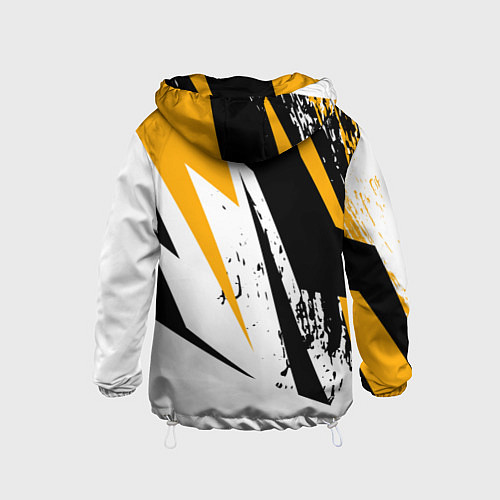 Детская ветровка Гоночная абстракция / 3D-Белый – фото 2