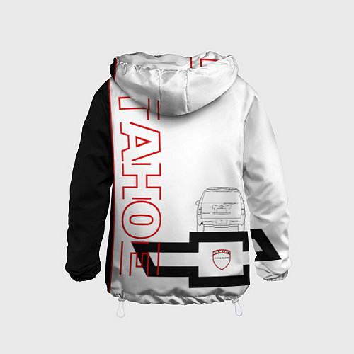Детская ветровка Tahoe club chevrolet / 3D-Белый – фото 2