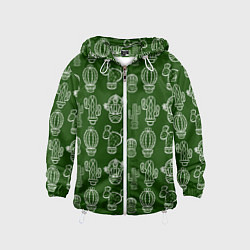 Детская ветровка Кактусовый паттерн