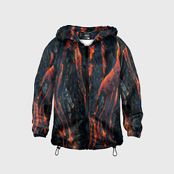Детская ветровка Огненная магма