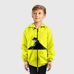 Ветровка с капюшоном детская Дэвид Мартинес, цвет: 3D-черный — фото 2