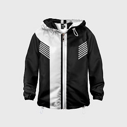 Детская ветровка Чёрные и белые полоски