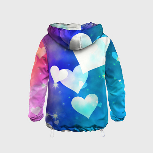 Детская ветровка Dreamy Hearts Multicolor / 3D-Белый – фото 2