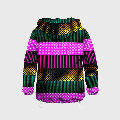 Детская ветровка Patterned stripes / 3D-Белый – фото 2