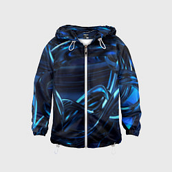 Детская ветровка Фрактальный узор волны