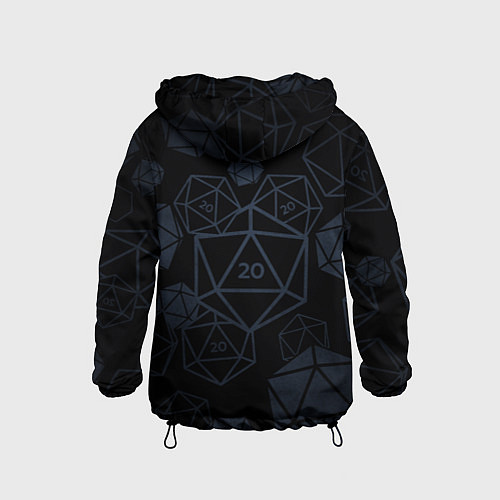 Детская ветровка Подземелья и драконы dnd / 3D-Черный – фото 2