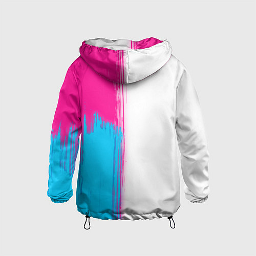 Детская ветровка Valorant neon gradient style: по-вертикали / 3D-Черный – фото 2