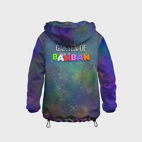 Детская ветровка Nabnab - паук / 3D-Черный – фото 2