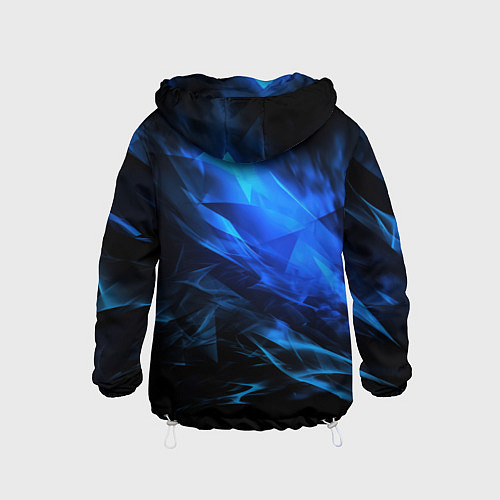 Детская ветровка Blue black background / 3D-Белый – фото 2