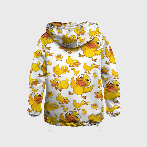 Детская ветровка Yellow ducklings / 3D-Белый – фото 2