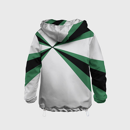 Детская ветровка Железнодорожные войска / 3D-Белый – фото 2