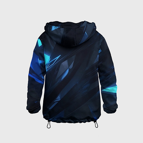 Детская ветровка Синяя безгранность / 3D-Черный – фото 2