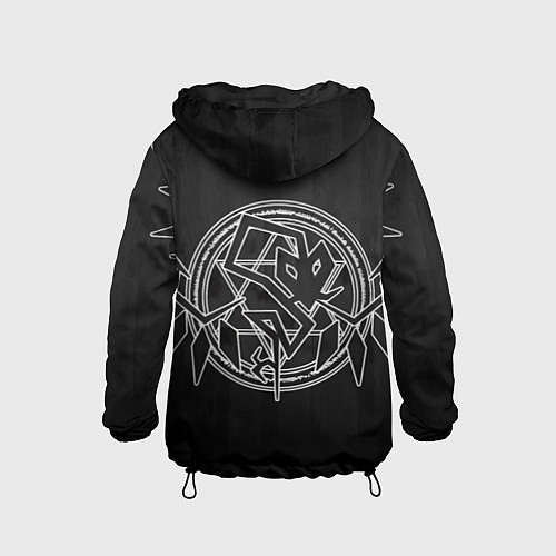 Детская ветровка Touhou Project Эмблема Фландр Скарлет / 3D-Черный – фото 2