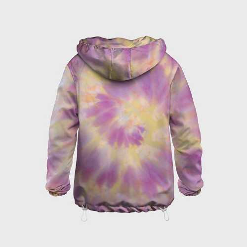 Детская ветровка Tie-Dye дизайн / 3D-Белый – фото 2