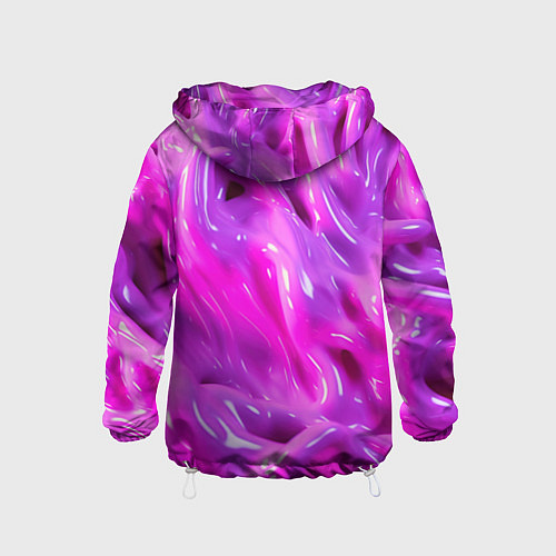Детская ветровка Розовая слизь / 3D-Белый – фото 2