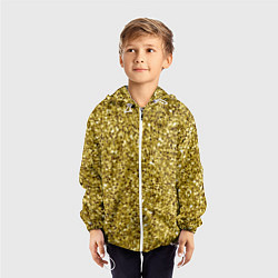 Ветровка с капюшоном детская Золотая крошка, цвет: 3D-белый — фото 2