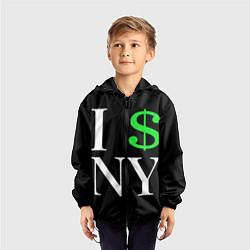 Ветровка с капюшоном детская I steal NY - Payday 3, цвет: 3D-черный — фото 2