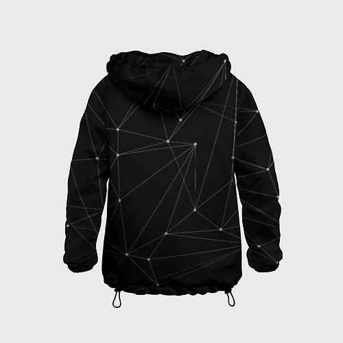 Детская ветровка Кинг Конг король обезьян на фоне созвездия / 3D-Черный – фото 2