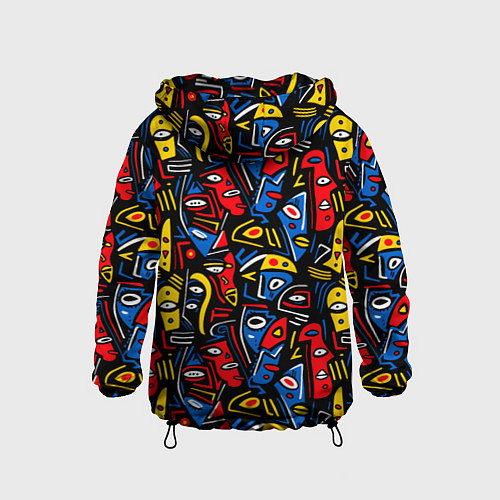 Детская ветровка Африканский мотив / 3D-Черный – фото 2