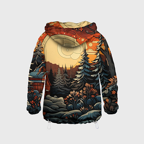 Детская ветровка Волшебная роспись / 3D-Белый – фото 2