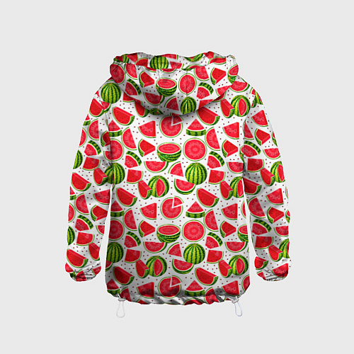 Детская ветровка Нарезанный арбуз / 3D-Белый – фото 2